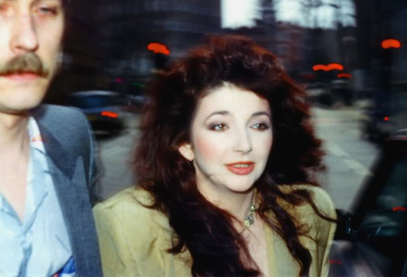 Kate Bush walking to Comic Relief