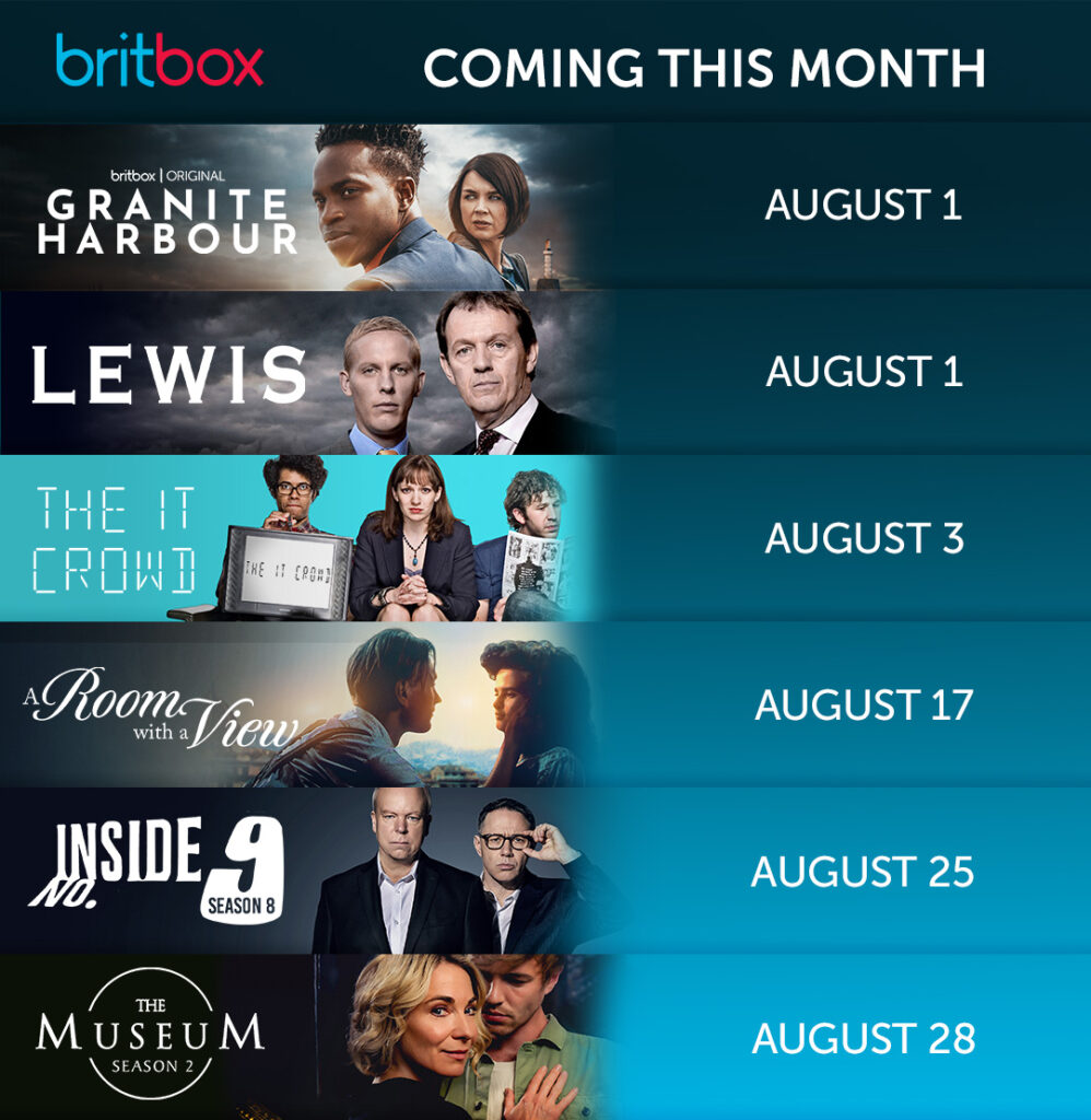 BritBox August 2023 Lineup