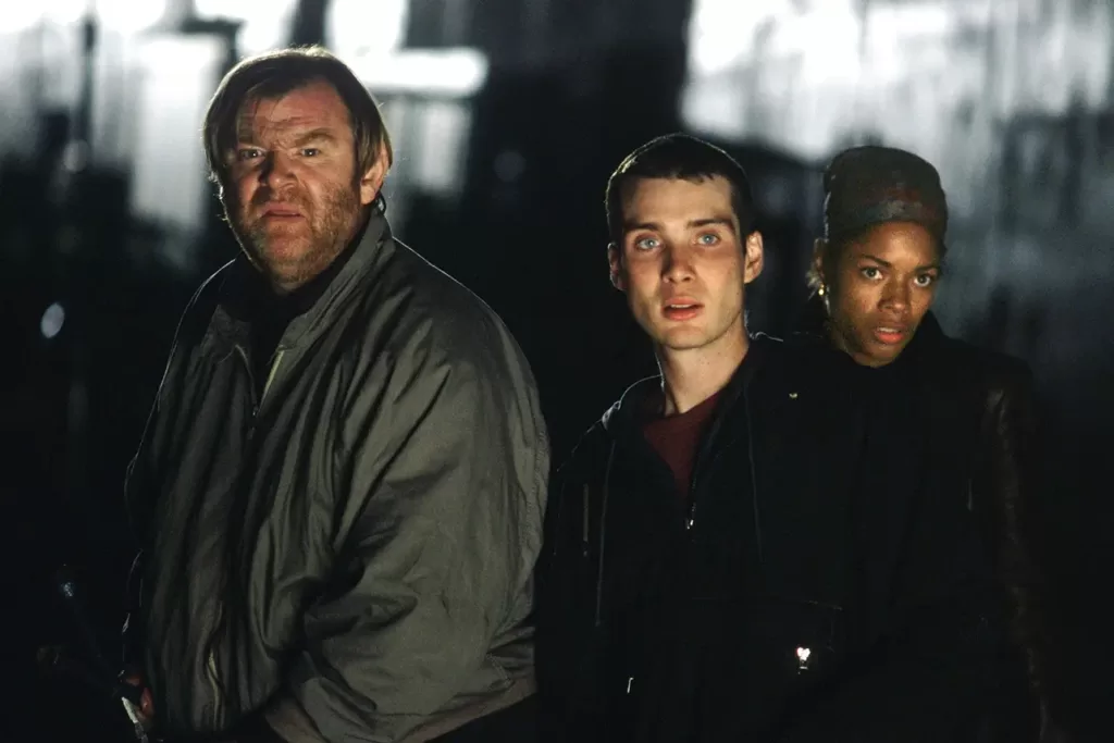 Brendan Gleeson, Cillian Murphy, and Naomie Harris in 28 Days Later