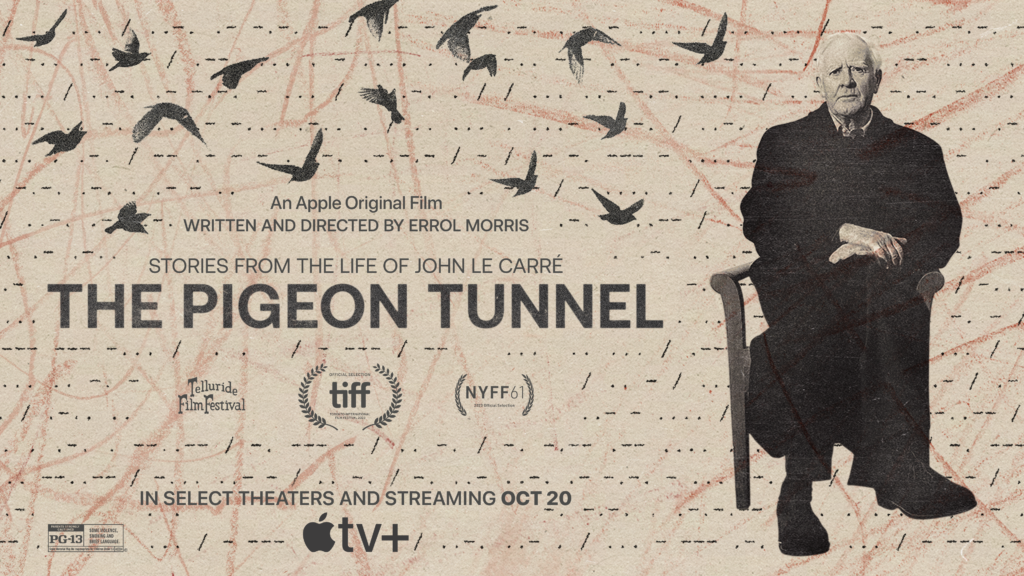 “The Pigeon Tunnel,” premiering October 20, 2023 on Apple TV+.