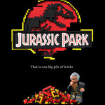 LEGO Jurassic Park Poster (Source: Peacock)