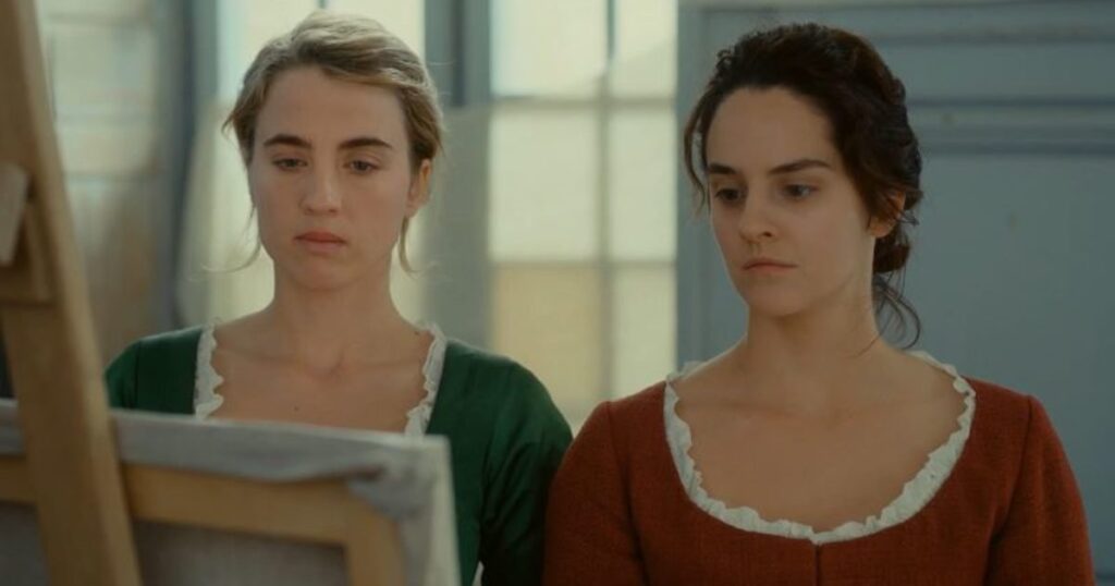 Adèle Haenel and Noémie Merlant in 'Portrait of a Lady on Fire'