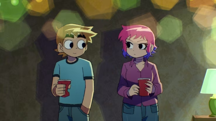 Scott Pilgrim anime promo photo by Netflix