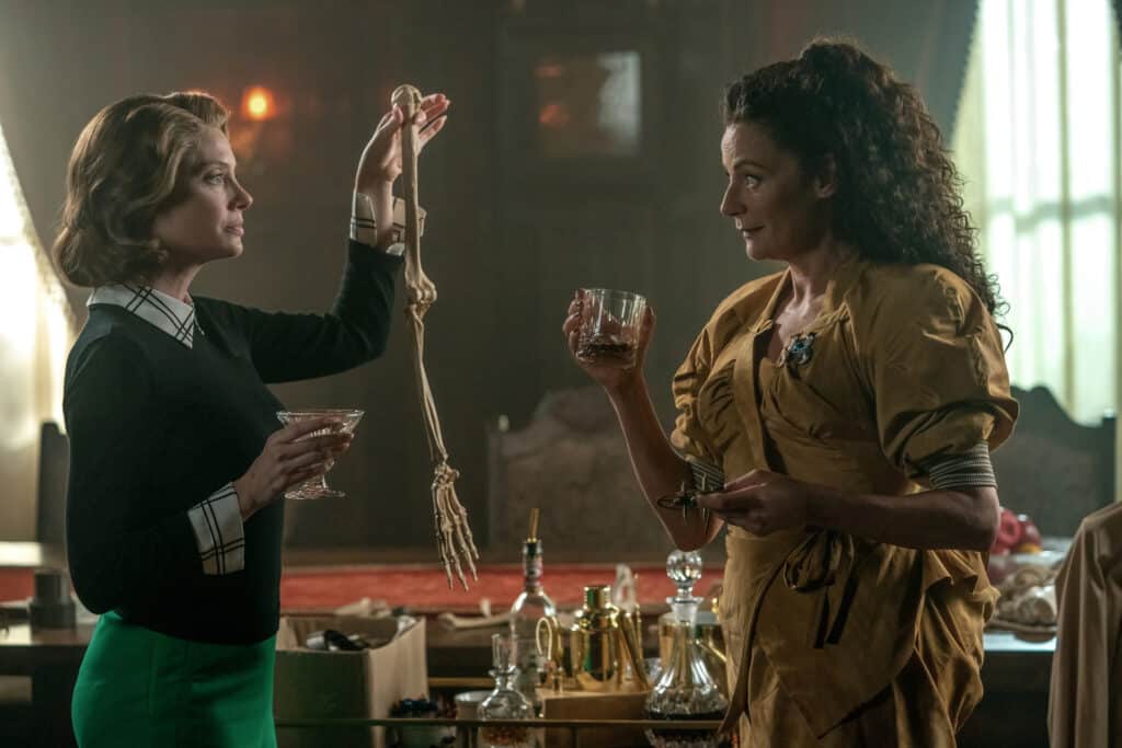 Season 4 of Doom Patrol (April Bowlby and Michelle Gomez) (Source: MAX)