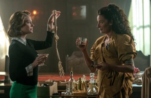 Season 4 of Doom Patrol (April Bowlby and Michelle Gomez) (Source: MAX)