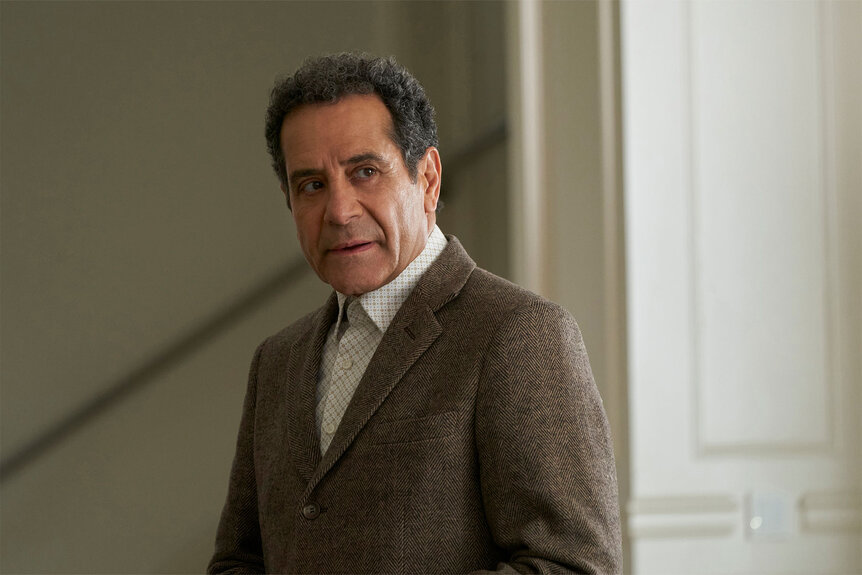 Tony Shalhoub as Adrian Monk in Mr. Monk's Last Case: A Monk Movie. Photo: Peacock