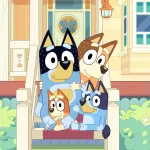 Dad (BANDIT), Mum (CHILLI), Bluey, Bingo (BLUEY'S SISTER) (Source: Disney+)