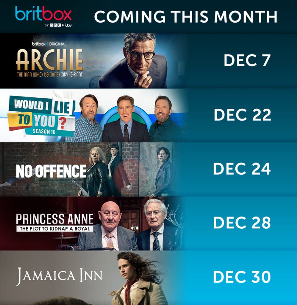 BritBox December 2023 Line-Up