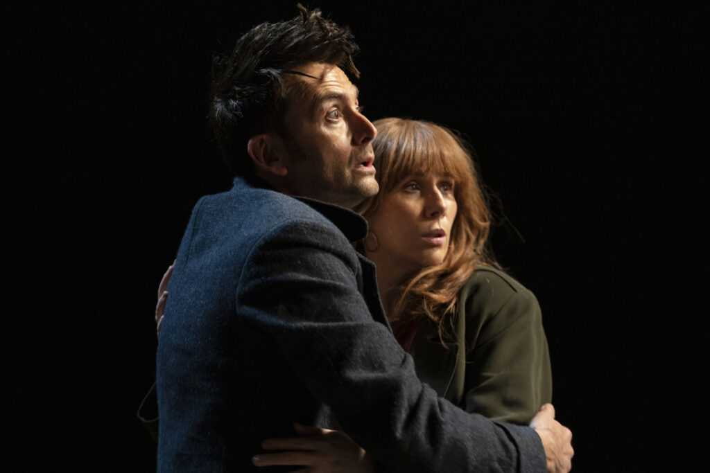 The Doctor (David Tennant) and Donna Noble (Catherine Tate) in Doctor Who (Source: Disney+)