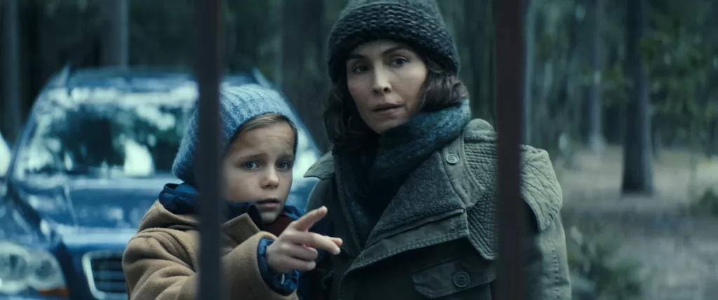 Rosie/Davina Coleman and Noomi Rapace in "Constellation," premiering February 21, 2024 on Apple TV+.