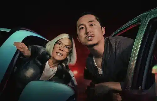 Ali Wong and Steven Yeun in 'Beef' (Andrew Cooper/Netflix)