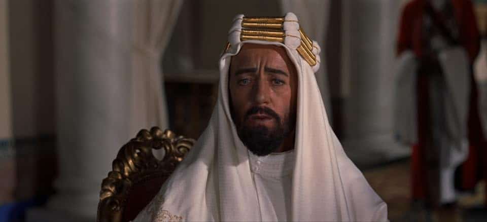 Alec Guiness in Lawrence of Arabia