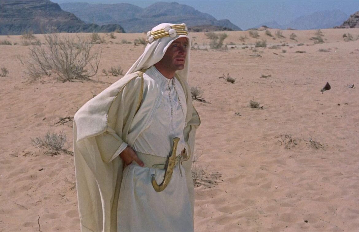 Peter O'Toole in Lawrence of Arabia