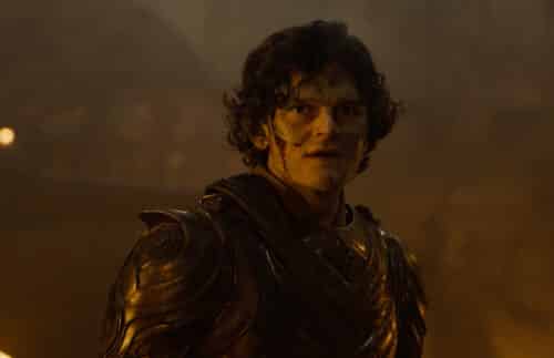 Robert Aramayo as Elrond in Lord of the Rings: Rings of Power Season 2 (Credit: Amazon MGM Studios/Cooper Hagedorn)