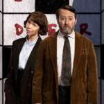 Anna Maxwell Martin and David Mitchell in promo photo for BBC's Ludwig (Source: BBC)