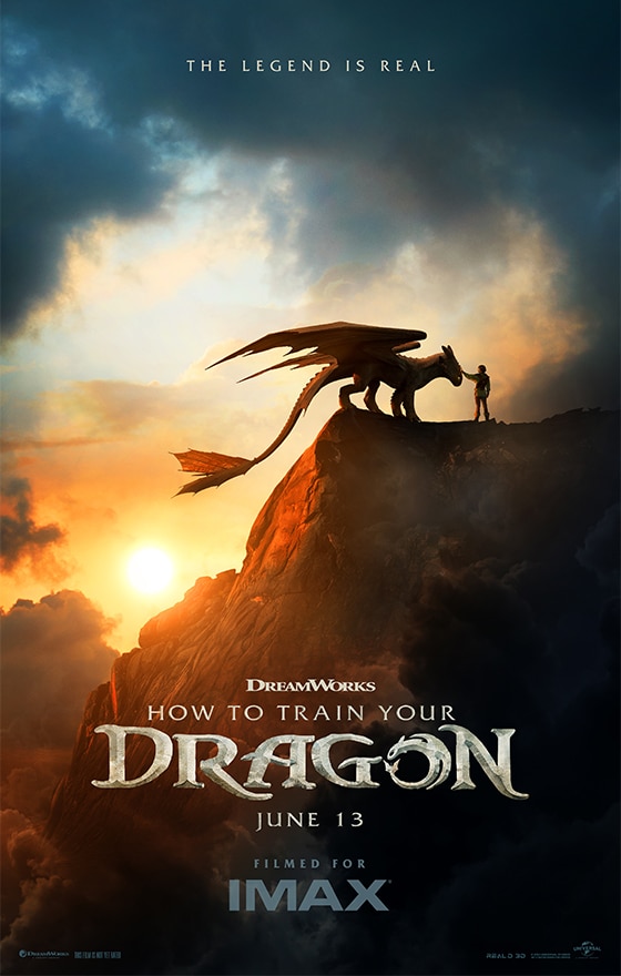 First poster for 'How to Train Your Dragon' live-action remake from Universal Pictures.