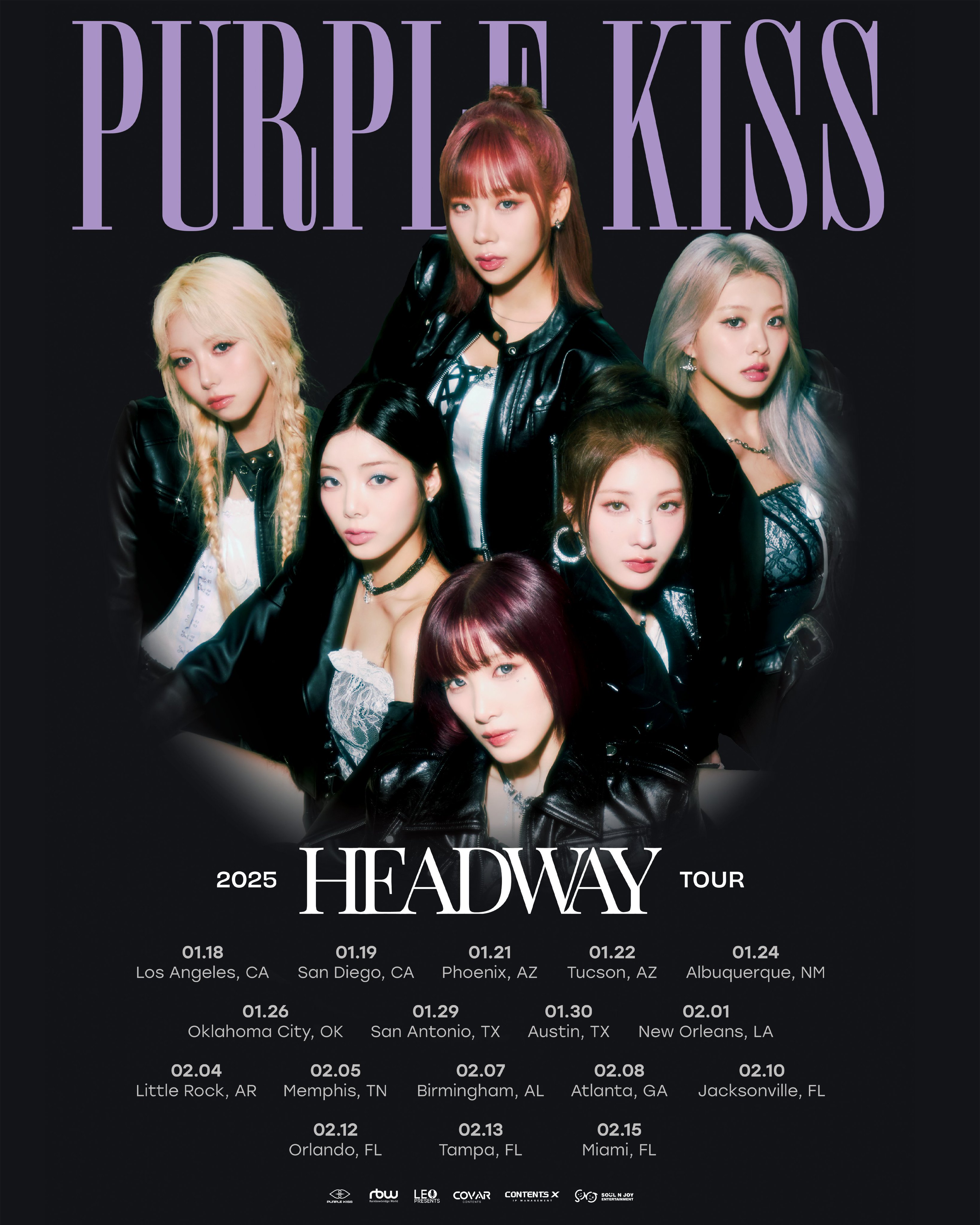 Purple Kiss Headway Tour 2025