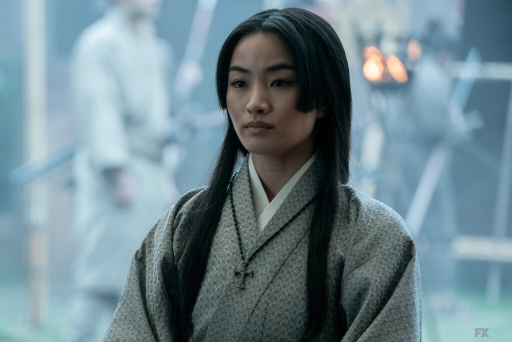 Anna Sawai in Shogun (Credit: Katie Yu/FX)