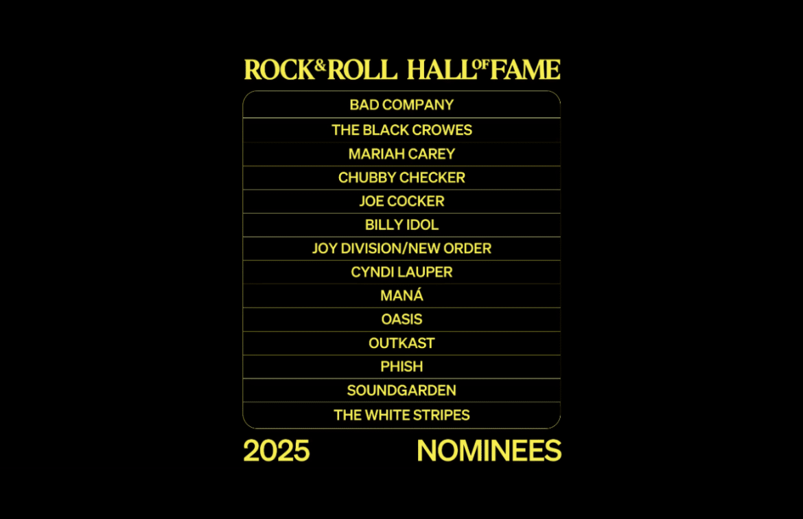 Rock and Roll Hall of Fame Nominees 2025