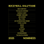 Rock and Roll Hall of Fame Nominees 2025