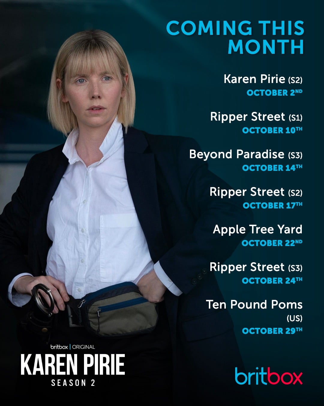 BritBox October 2025