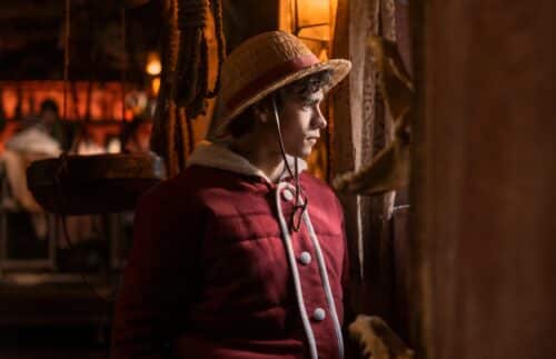 Iñaki Godoy as Monkey D. Luffy in Netflix's One Piece (Photography by Casey Crafford / Netflix)