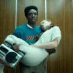 Caleb McLaughlin as Lucas and Sadie Sink as Max in Stranger Things Season 5