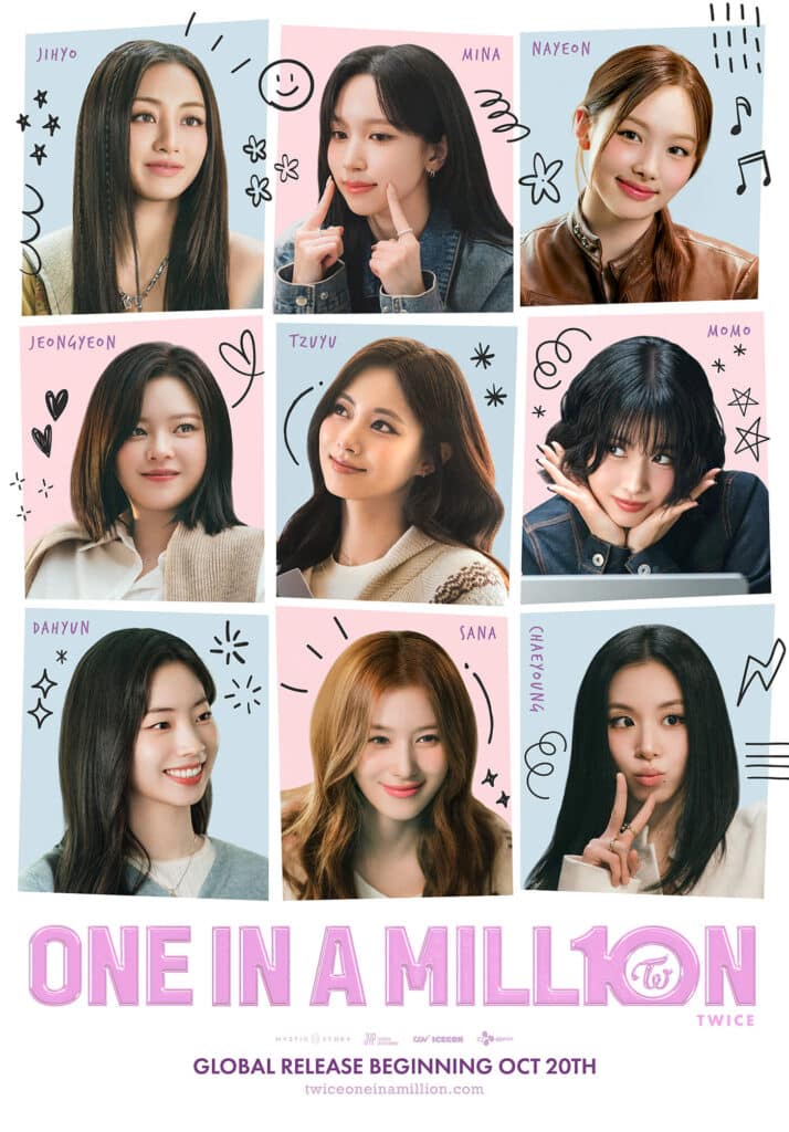 TWICE: ONE IN A MILL10N Documentary poster