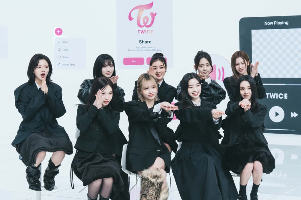 TWICE members in TWICE: ONE IN A MILL10N Documentary