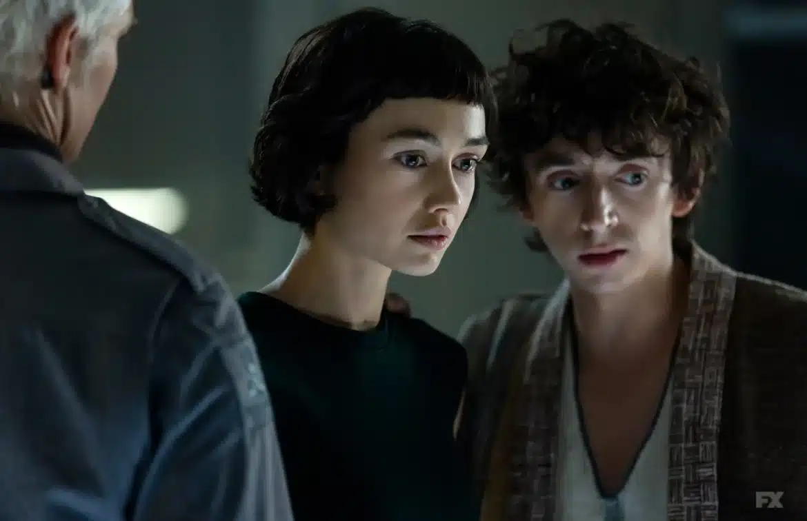 Sydney Chandler and Samuel Blenkin in Alien Earth (Photo Credit: Patrick Brown/FX)