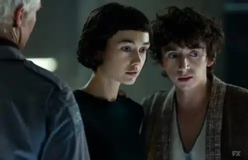 Sydney Chandler and Samuel Blenkin in Alien Earth (Photo Credit: Patrick Brown/FX)