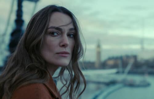 Ben Whishaw and Keira Knightley in Black Doves (Source: Ludovic Robert/Netflix)